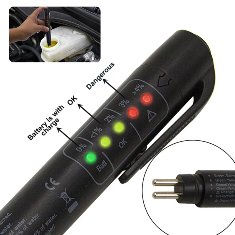 "Universal Brake Fluid Tester - Accurate Digital Oil Quality Check for Cars & Vehicles" - Image 3