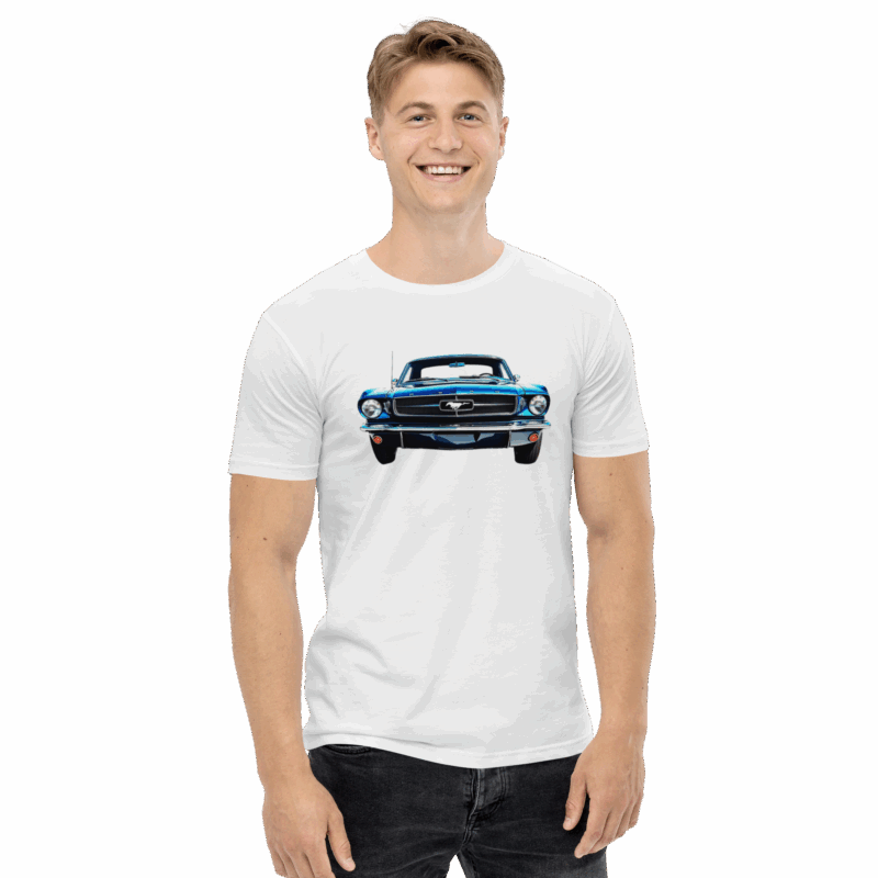 "Classic 1966 Mustang T-Shirt – Vintage Style for Car Enthusiasts"